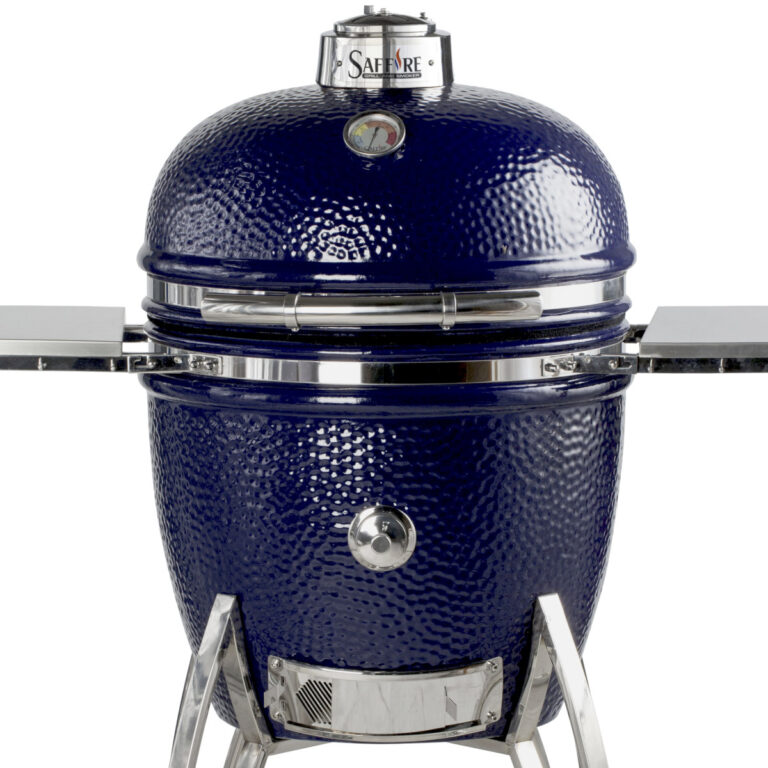 19 Inch Blue Saffire Kamado Closeup