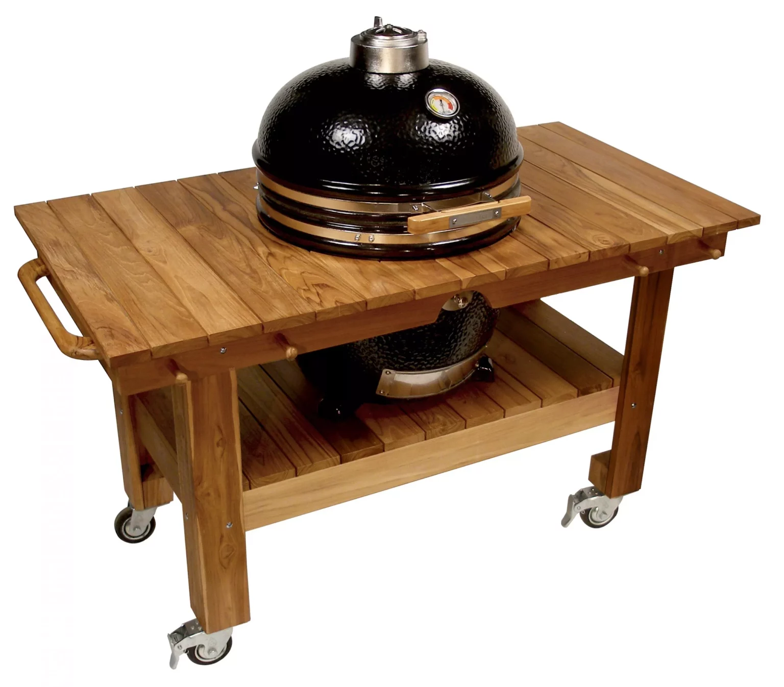 An SG18 Black grill is shown in a grilling table