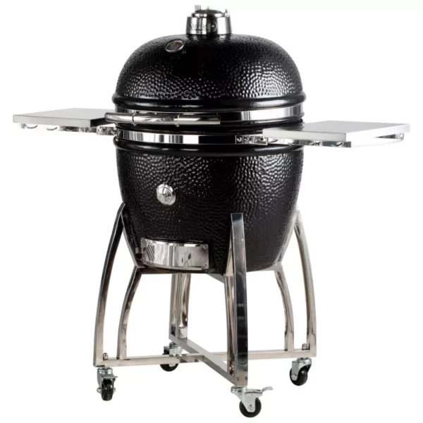 Saffire 23 Inch Platinum Kamado Grill -- Onyx Black