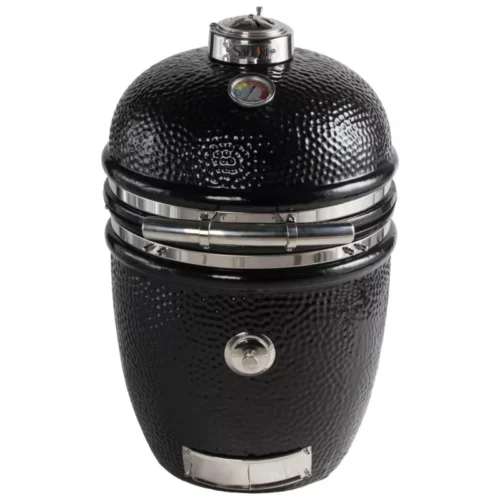 15 inch platinum kamado grill head -- onyx black
