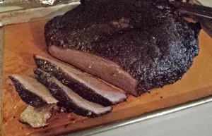 Brisket, Cooked on a Saffire Grill