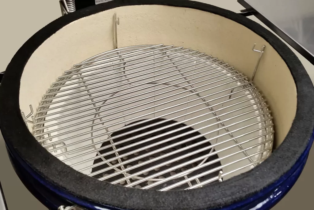 Multi-Grid shown with both grids at the bottom level of a Multi-Rack; Crucible Firebox shown below them