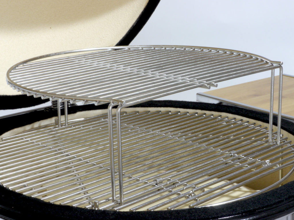 Saffire 15 Inch Cooking Grid Elevator on Grill Grate