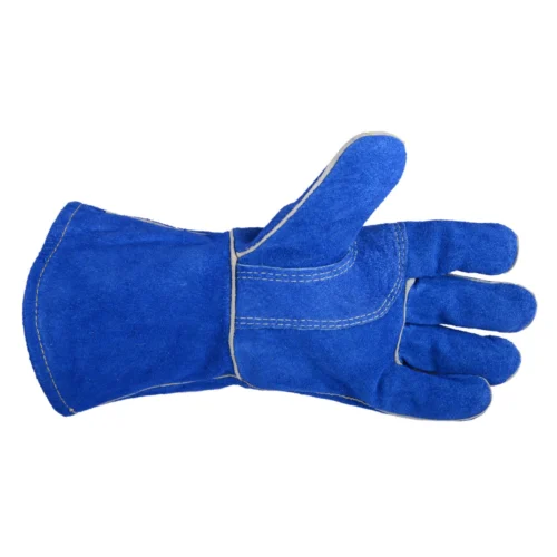 Blue BBQ Grilling Gloves/Welders Gloves