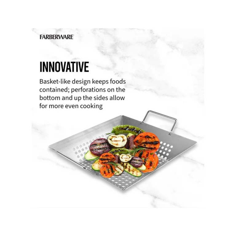 Farberware Stainless Steel Grill Topper Basket