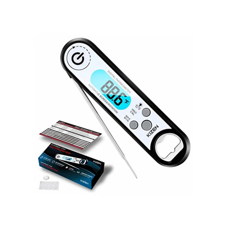 Kizen Instant Read Meat Thermometer Lit Lcd