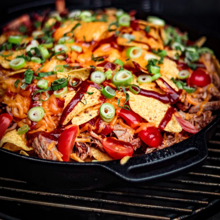 Nachos Cooked On A Saffire Grill