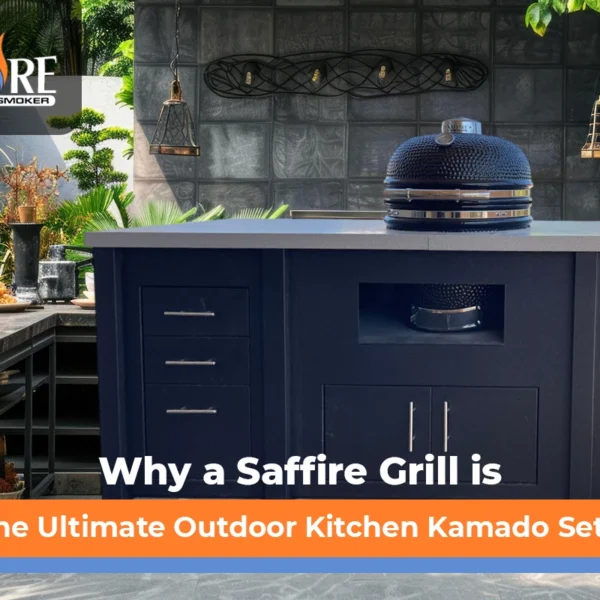 Saffire Grills - outdoor kitchen Kamado set