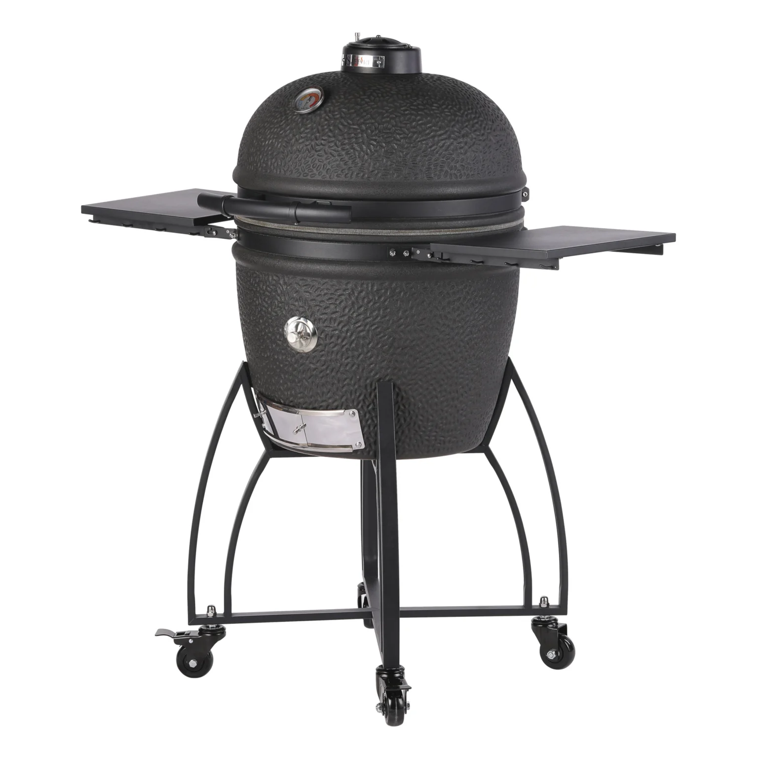 Saffire Large Carbon Black Ceramic Kamado Grill Smoker