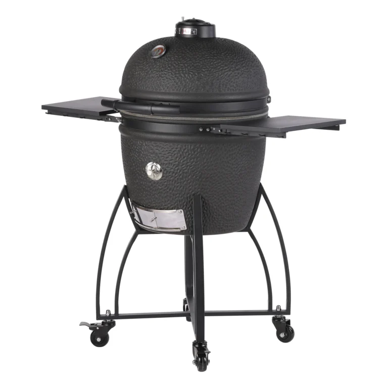 Saffire Large Carbon Black Ceramic Kamado Grill Smoker