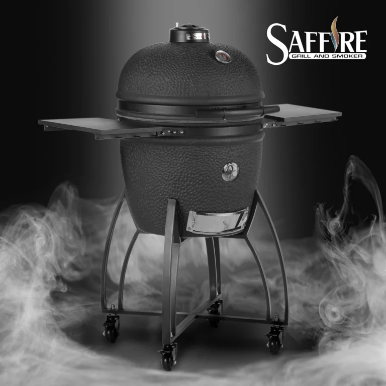 Saffire Large Carbon Black Smokey Background
