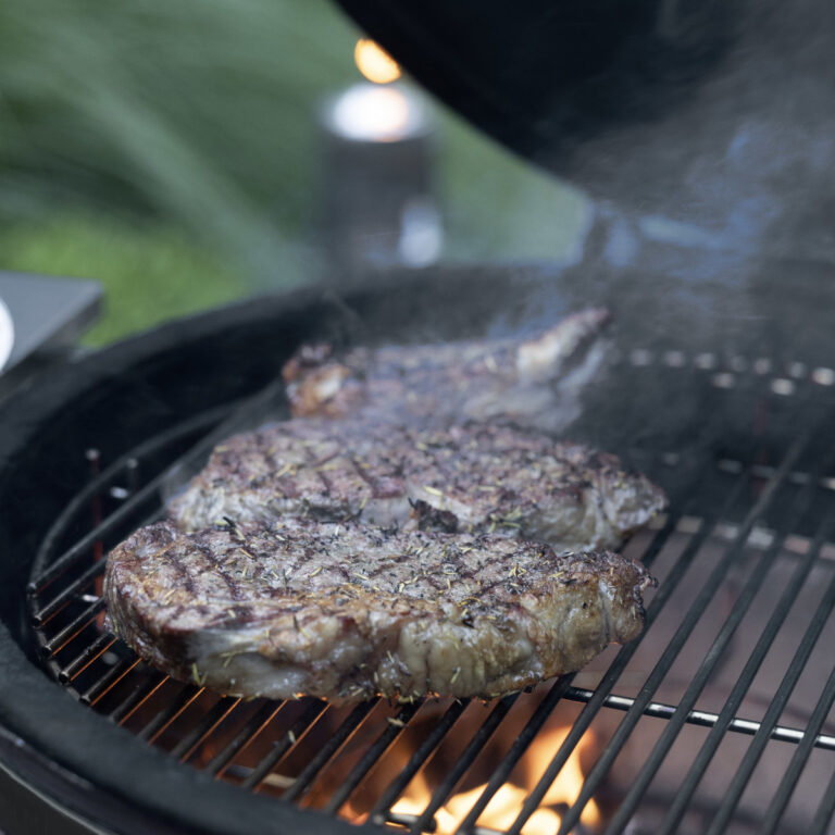 Searing Steak On The Grill Square