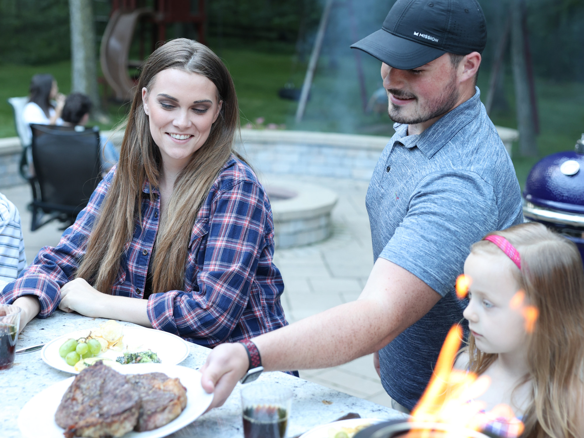 Serving Up Something Delicious From A Saffire Grill