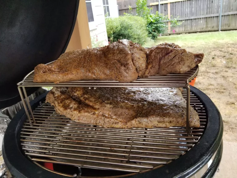 Steak Roasted on a kamado grill