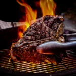 T Bone Steak On A Saffire Kamado Grill